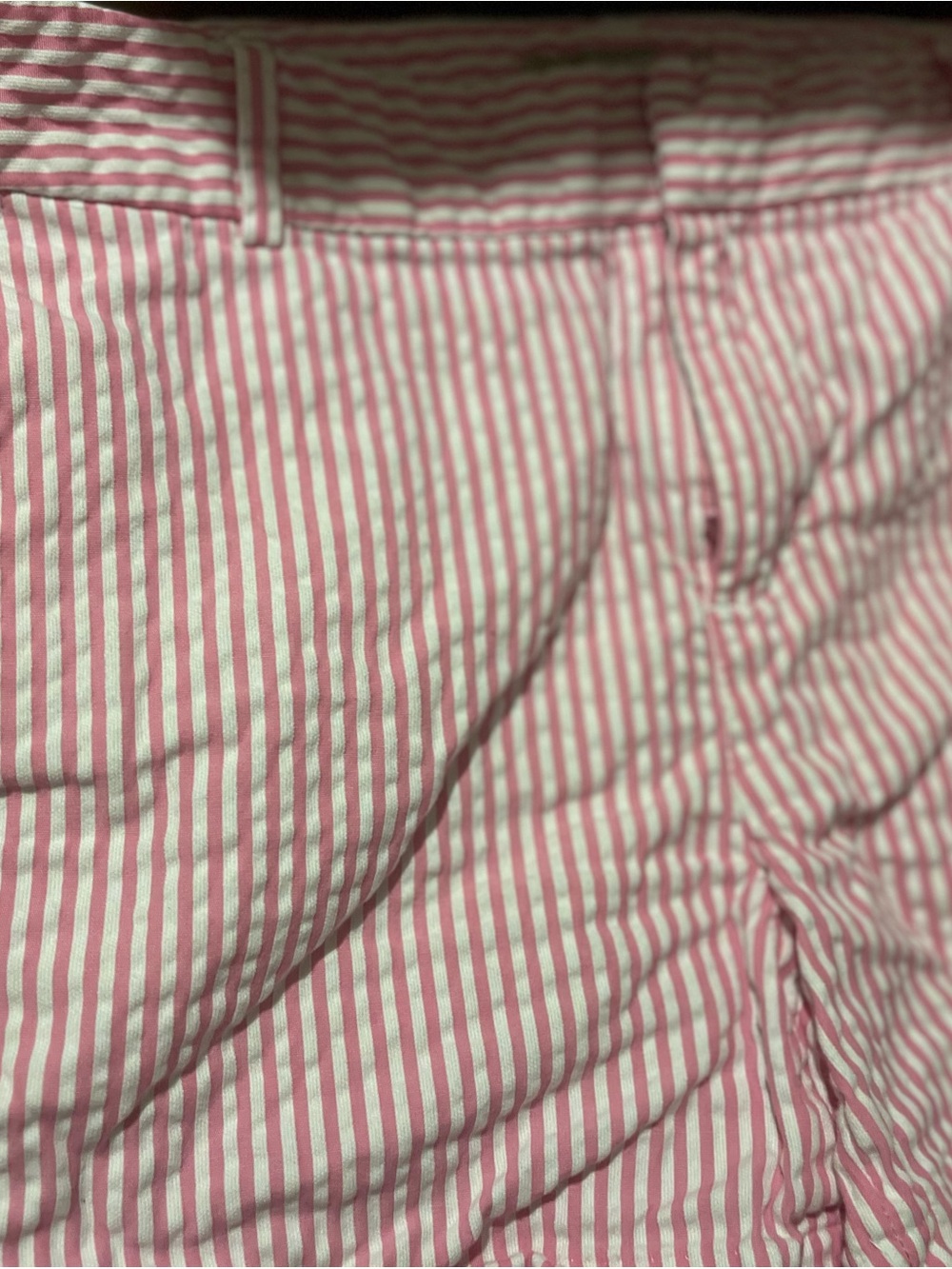 Banana Republic Pink & White Striped Shirt